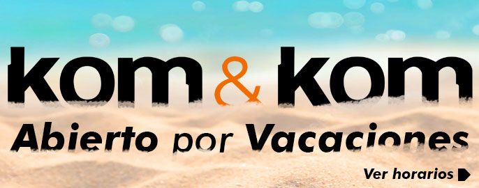 Kom&Kom abierto por vacaciones en el verano del 2022